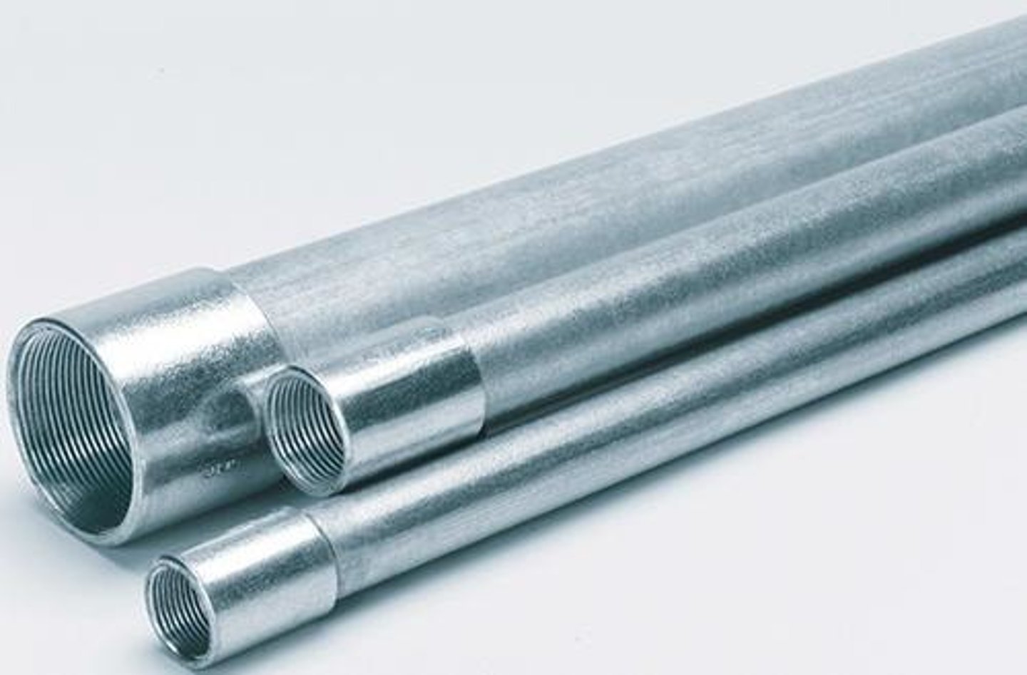 <p>Intermediate Metal Conduit</p><p>10 feet long usually</p>