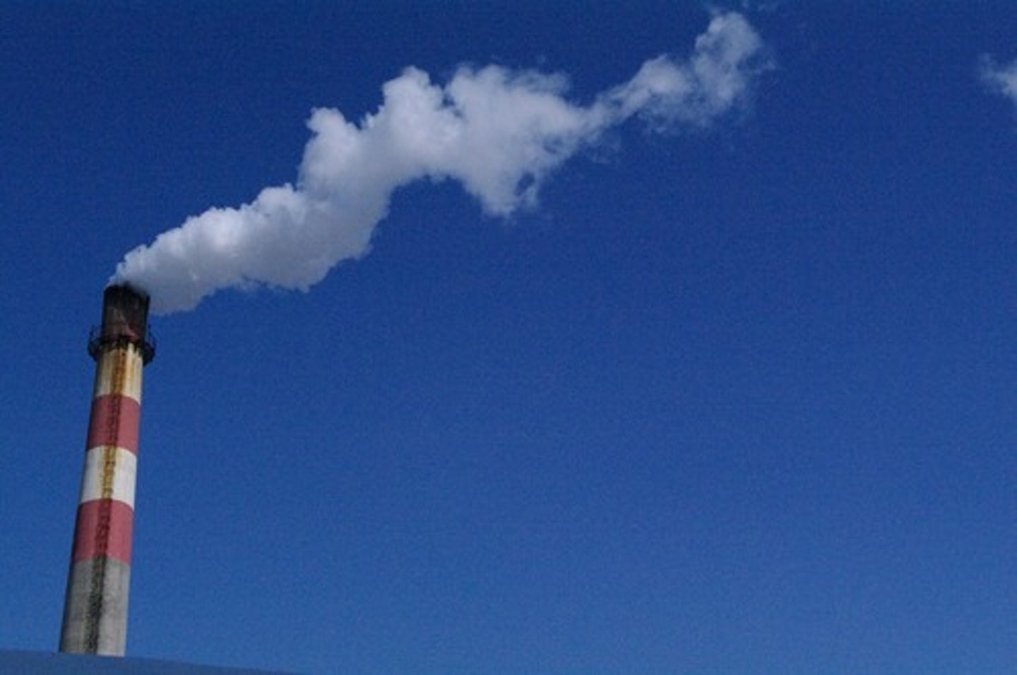 <p>Gas absorbs heat and raises the temperature of the atmosphere</p>