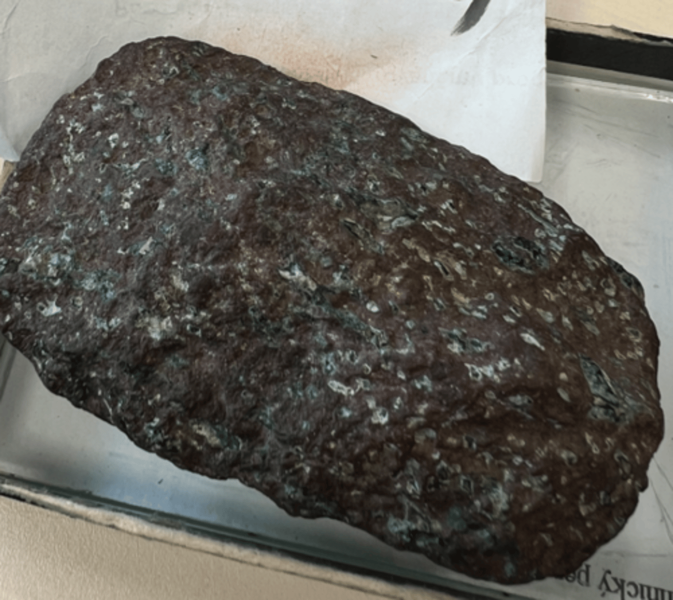 <p>extrusive igneous rock</p>