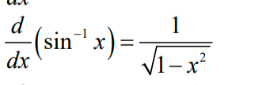<p>same for arccos but negative</p>
