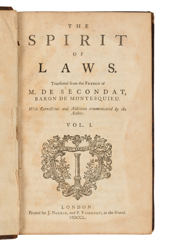 <p>Baron de Montesquieu (1689-1755)</p>