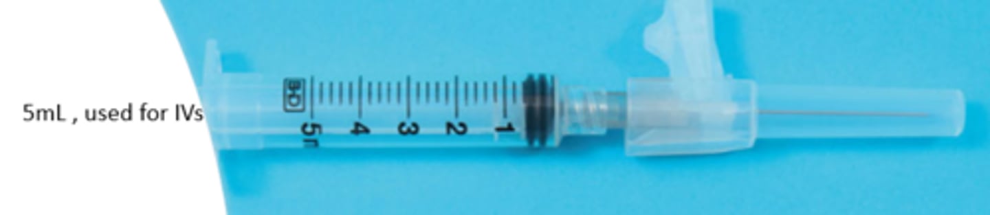<p>5mL syringe</p>