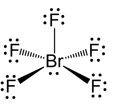 <p><span>BrF₅ (</span><mark data-color="unset" style="background-color: unset; color: inherit;">Bromine pentafluoride)</mark></p>