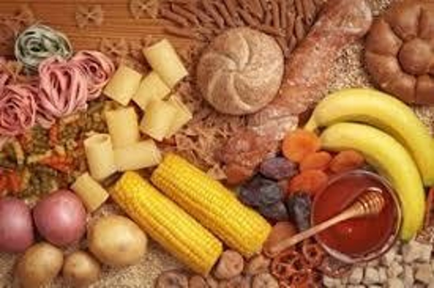 <p>starches and sugars found in foods, which provide your body with its main source of energy</p>