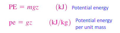 <p>the energy as system possesses as a result of its elevation in a gravitational field</p>
