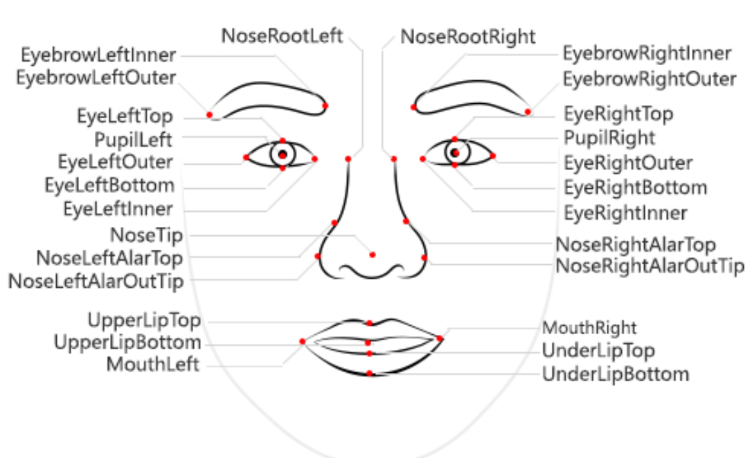 <ul><li><p><strong>Face detection</strong> involves identifying regions of an image that contain a human face, typically by returning <em>bounding box</em> coordinates that form a rectangle around the face</p></li><li><p><span>With </span><strong>Face analysis</strong><span>, facial features can be used to train machine learning models to return other information, such as facial features such as nose, eyes, eyebrows, lips, and others</span></p><p><br></p></li></ul><p></p>