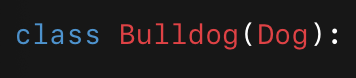 <p>-child class inherits from parent</p>