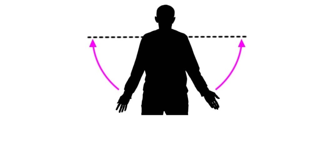 <p>Movement of a limb away from the midline of the body.</p>