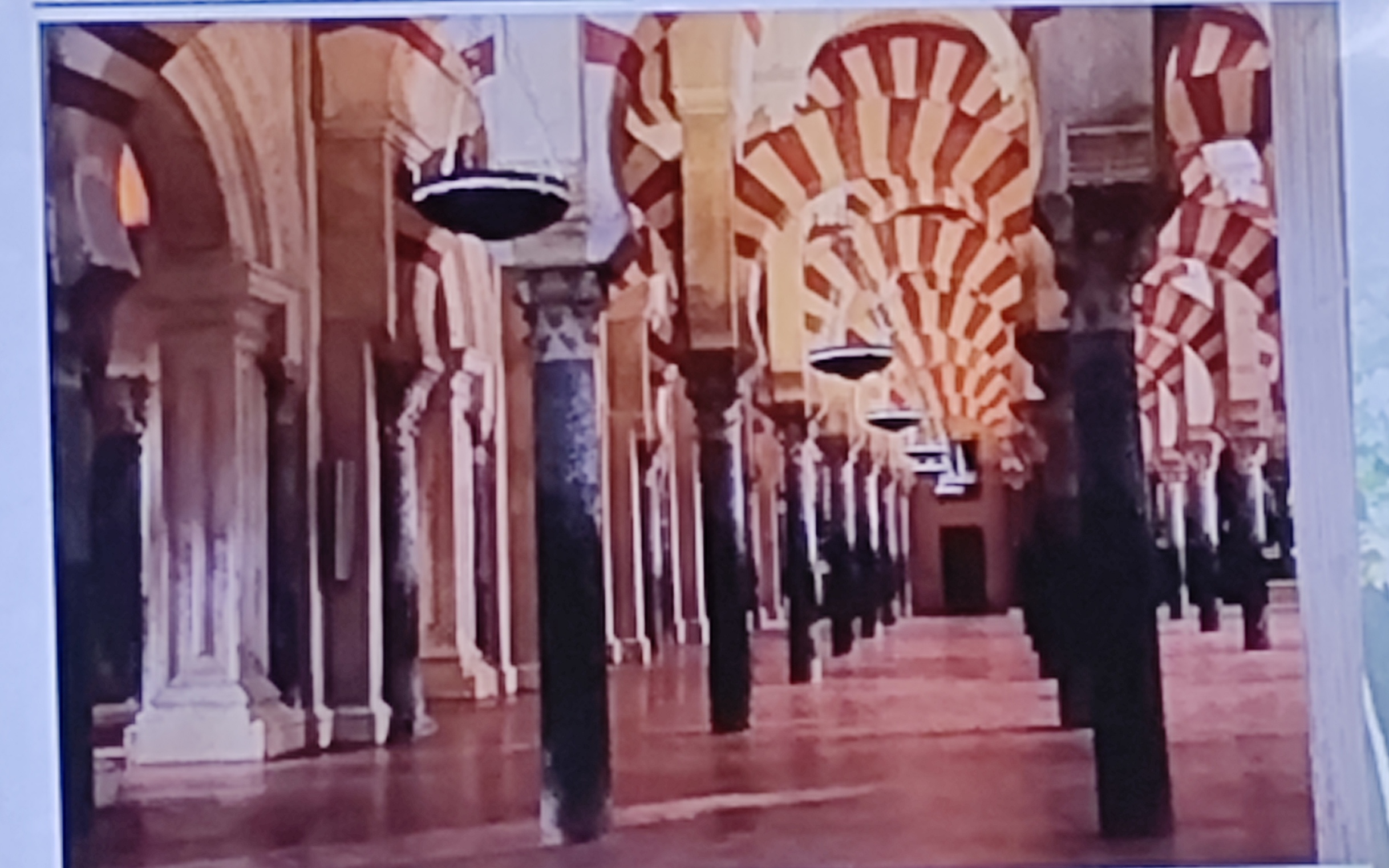 <p>Hypostyle Hall, Great Mosque at Cordoba, Spain</p>