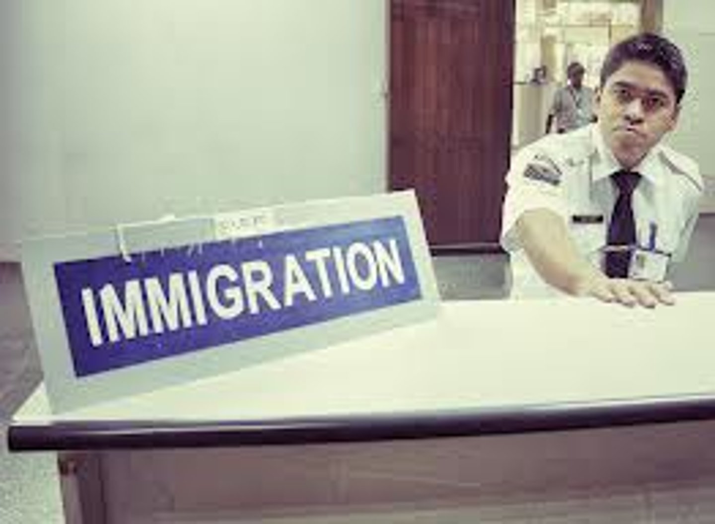 <p>the immigration</p>