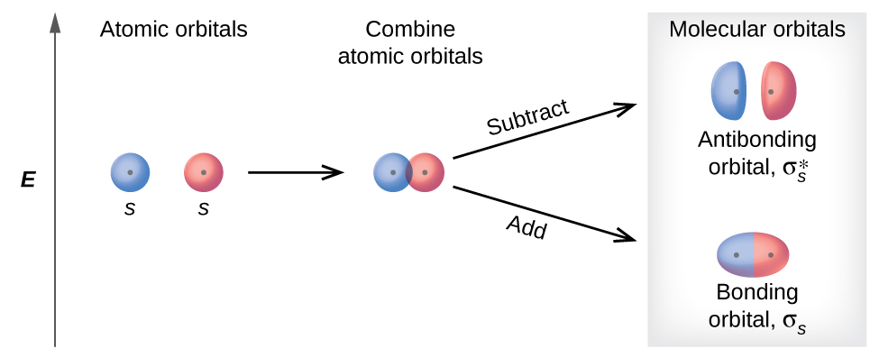 <p>molecular, atomic </p><p>molecular orbital theory is able to explain why some bonds between atoms are observed to be in between a single and aboudle bond valence-bond theory, the more traditional theory cannot explain these “hybridized” bonds </p>