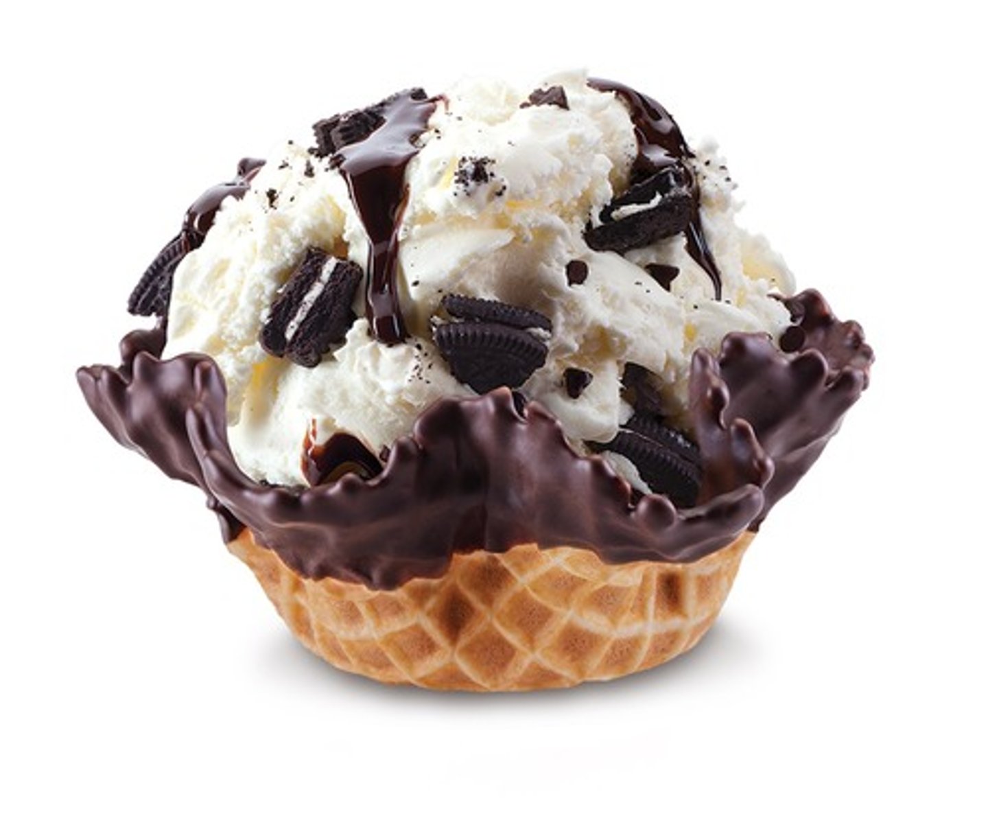 <p>Sweet Cream, Chocolate Chips, double OREOs. Fudge</p>