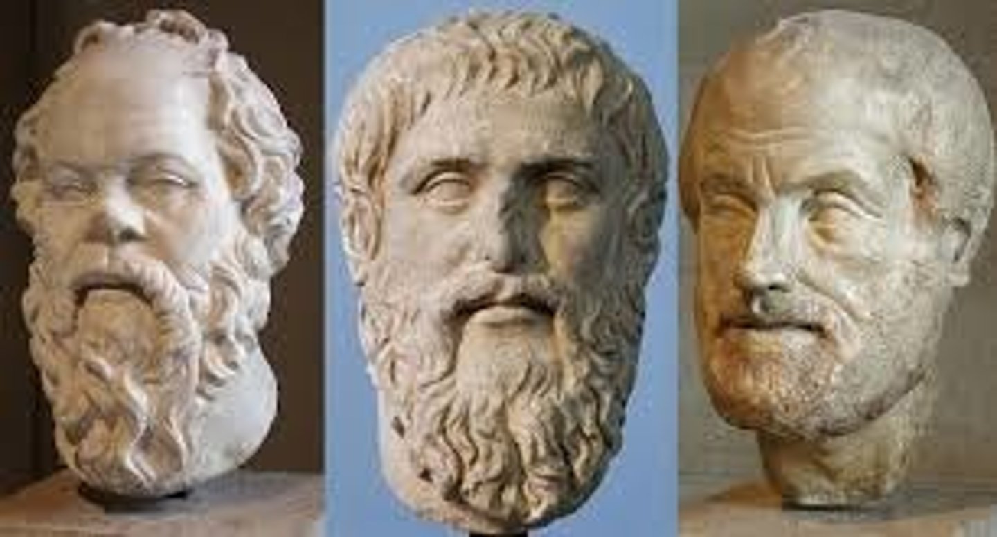 <p>Believed in dualism, where the mind and body are separate, and in innate knowledge.</p>