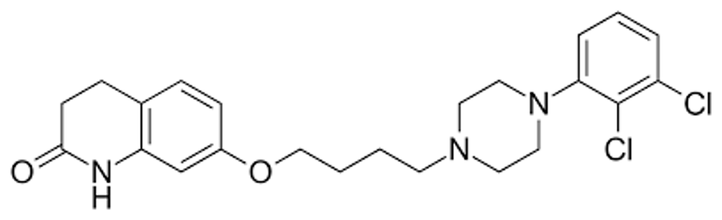 <p><strong>ANTI PSYCHOTIC FOR SCHIZOPHRENIA, MANIA AND BPD</strong></p><p><em>Decreases Dopamine and Increases Serotonin levels</em></p><p>SIDE EFFECTS: difficulty sleeping and headaches</p><p>FORMS: Orodispersable tablets, oral solution</p>