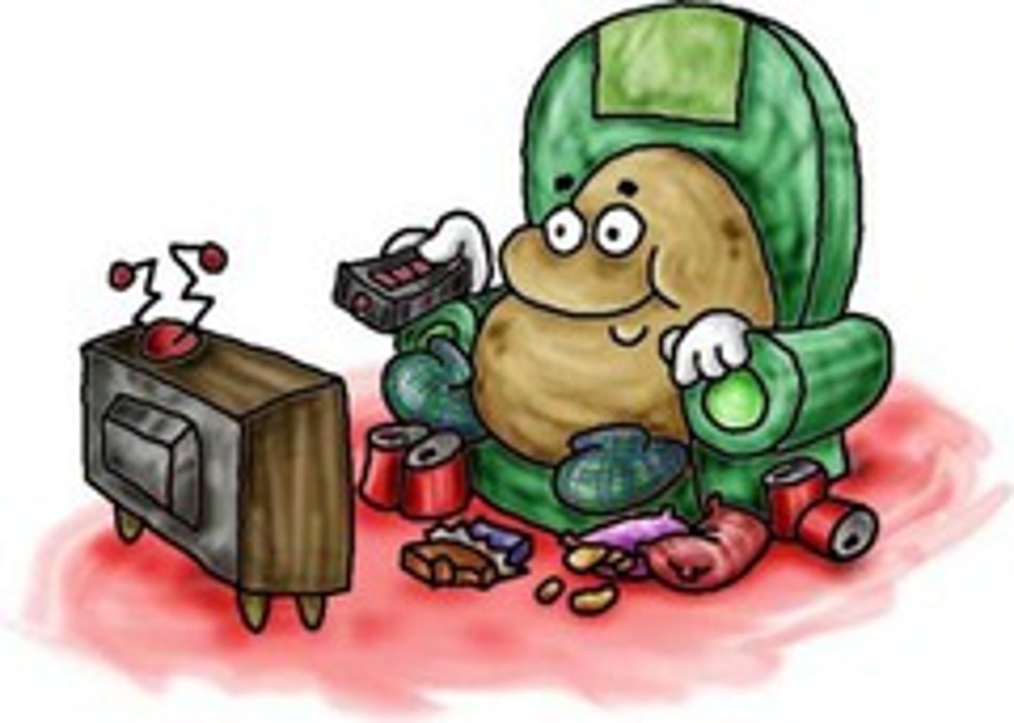 <p>couch potato</p>