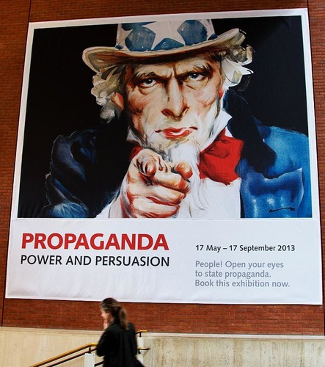 <p>Ideas spread to influence public opinion for or against a cause.</p>