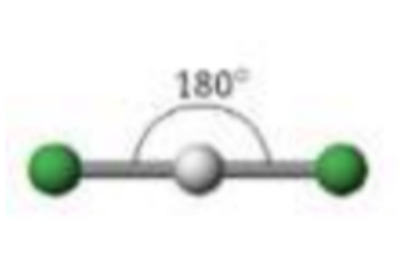 <p><em>Two</em> regions of electron density, <strong>two</strong> bonding pairs.</p>