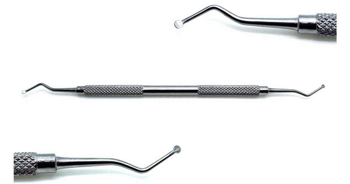 <p>what is this dental instrument called? (light green band)</p>