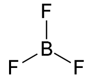 <p>Three bonding regions; no lone pairs</p>