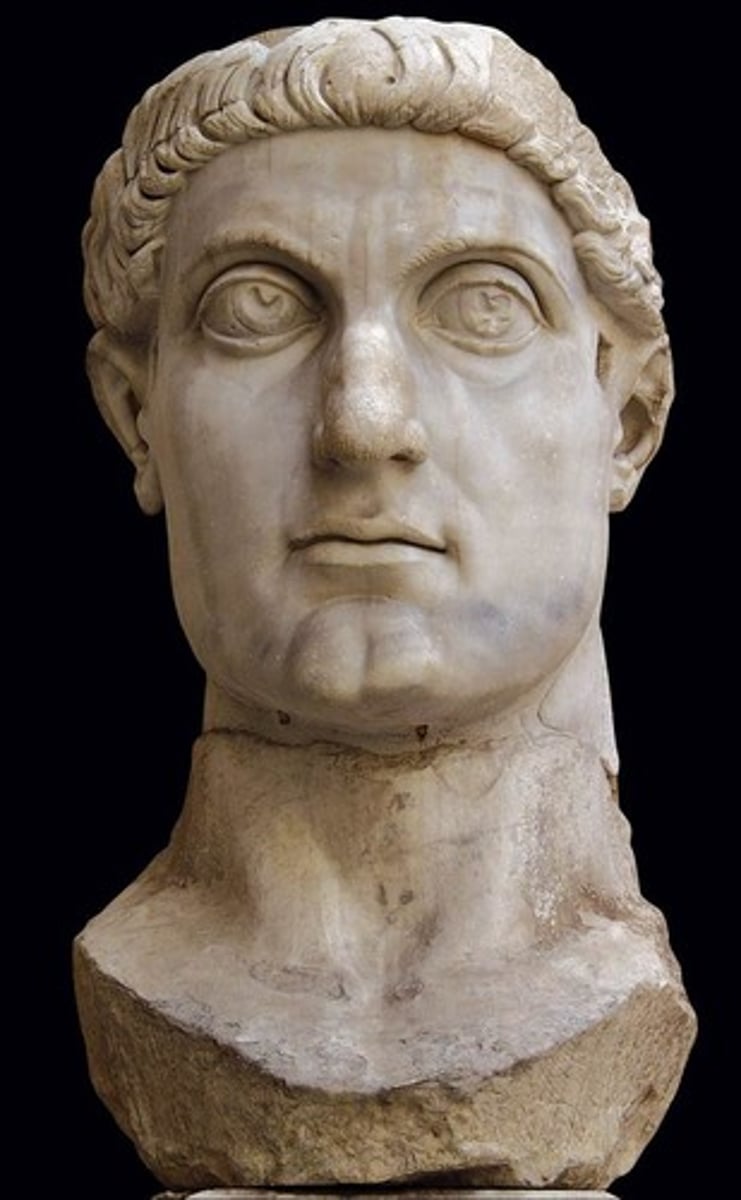 <p>-Edict of Milan 313 A.D</p><p>-Proclaimed tolerance of all religions</p>