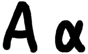 <p>Α α</p>