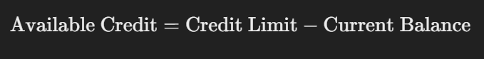 <ul><li><p><strong>"How much credit can still be used?"</strong></p></li><li><p><strong>"Find available balance on a card"</strong></p></li></ul><p></p>