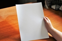 <p>a material made from cellulose pulp, used for writing, printing, and drawing. </p>