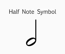 <p>Half note </p>