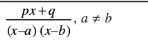 <p>Partial Fractions </p>