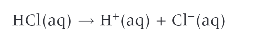 <p>completely dissociates in aqueous solution. </p>