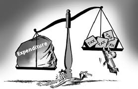 <p>budget deficit	/ˈbʌdʒɪt ˈdɛfɪsɪt/</p>