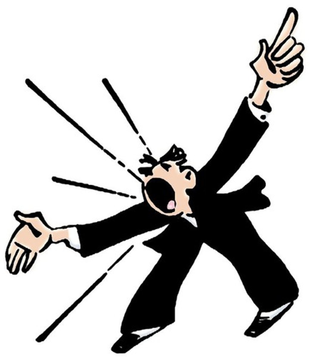 <p>to talk very loudly</p>