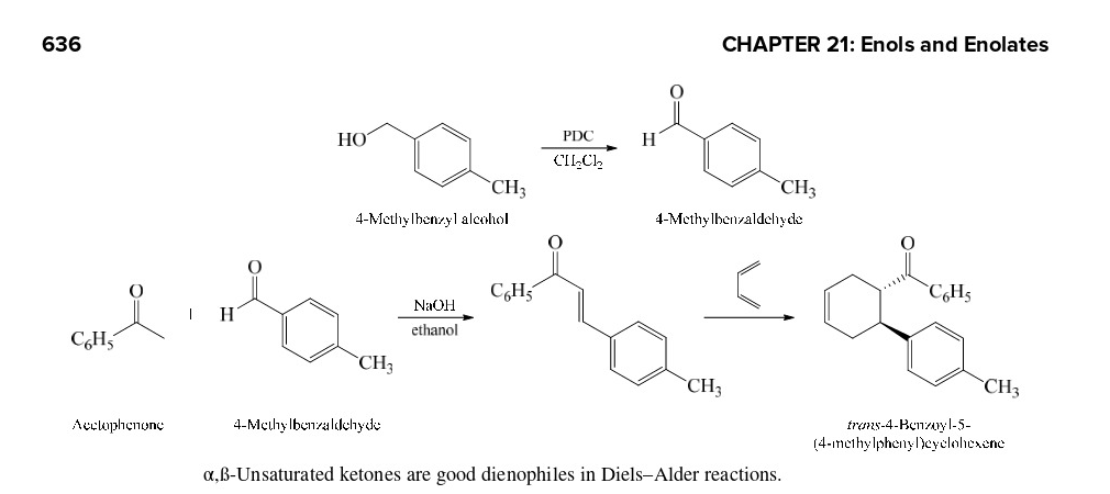 <p>Make the alcohol to an aldehyde. Diels Alder is last</p>