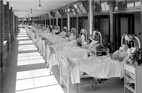 <p>TB Sanatoriums</p>