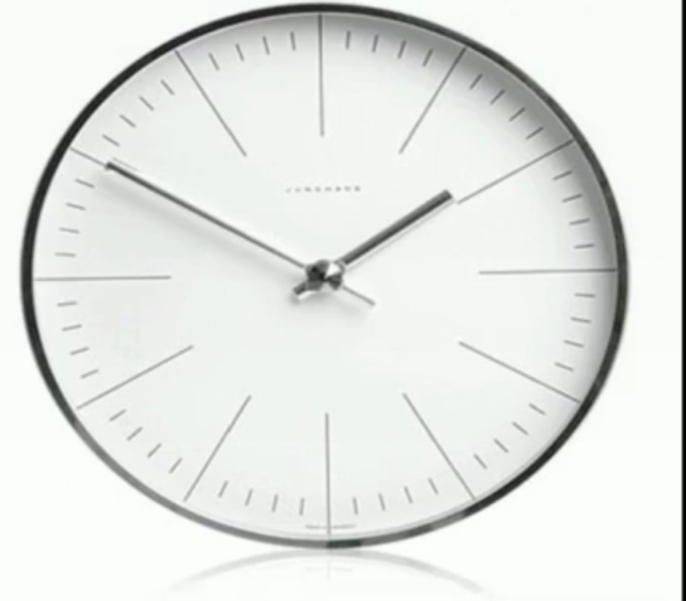 <p>Minimalist: clean lines, pureform clock</p>