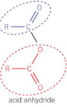<p>Removal of water from two carboxylic acids</p>