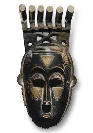 <p>(Portrait mask (Mblo)) This mask would be used during a ceremony with what purpose?</p>