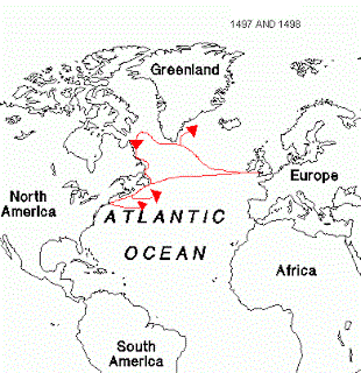 <p>explored the coastline of Canada and claimed all of Canada for England</p>