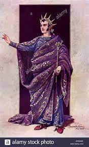 purple with gold embroidery, only for emperor or victorious generals