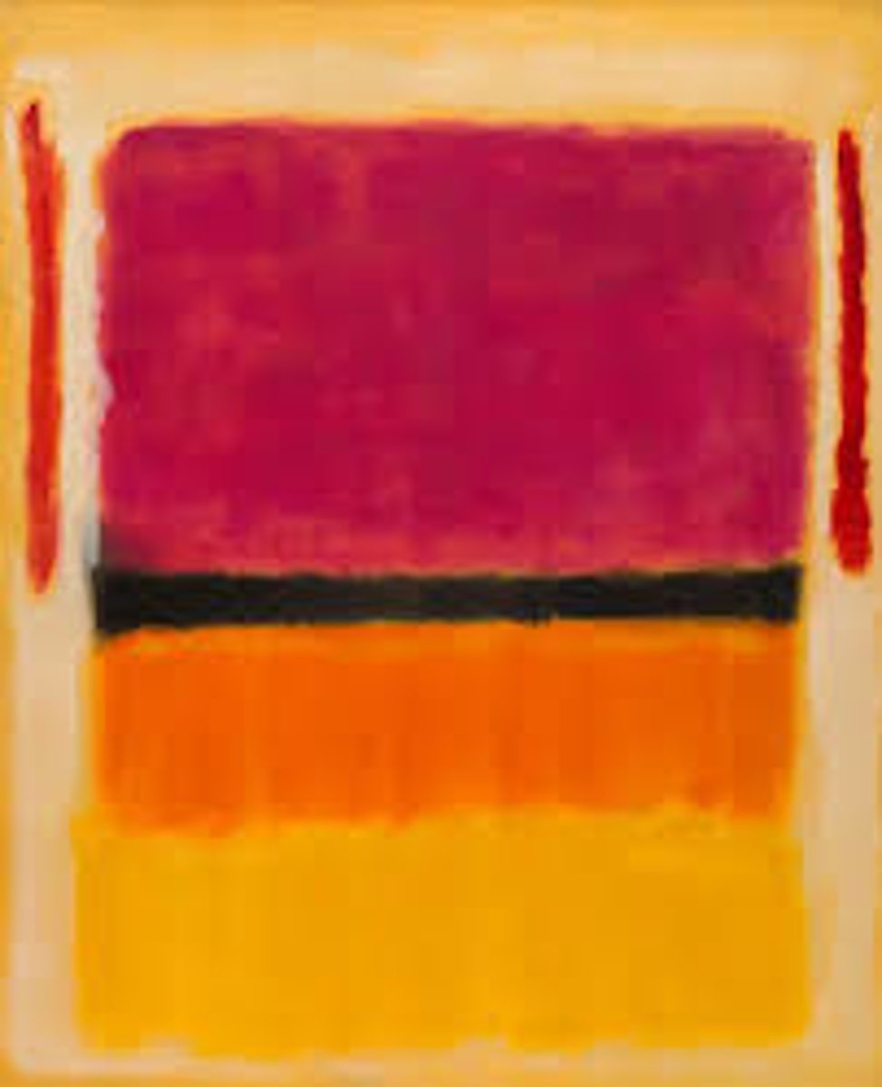 <p>20 e eeuw</p><p>Mark Rothko</p><p>Solomon R. Guggenheim Museum, NYC</p>