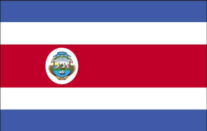 <p>Shares the ideals of French Revolution of 1848: freedom, equality, and brotherhood.</p><p>Blue = the sky, opportunities, intellectual thinking, perseverance, infinite, eternity, and ideals of religious and spiritual desires.</p><p>White = clear thinking, happiness, wisdom, power and beauty of the sky, the driving force of initiatives to search for new endeavors, and peace.</p><p>Red = “civilization of the century” and the sun casting on the country the “first rays of its true independence”, the warmth of the people, their love to live, their bloodshed for freedom, and their generous attitude.</p><p>The seven stars in the coat of arms = the seven provinces of the republic. The civil flag omits the coat of arms seen on the state flag.</p>
