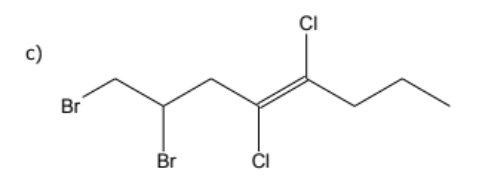 <p>1) determine whether geometric isometric is possible</p><p>2) name the molecule</p>