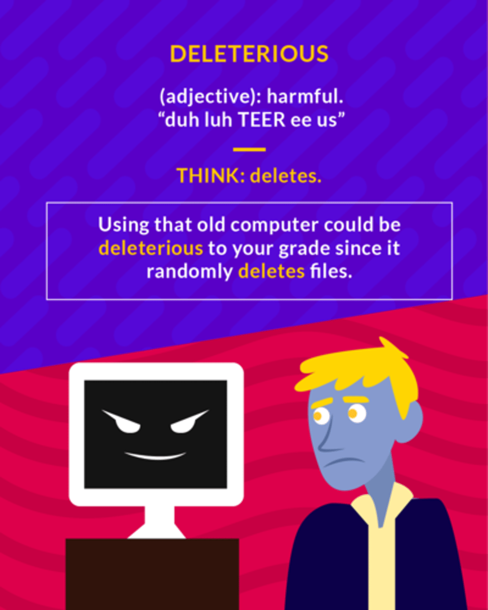 <p>(adj.) harmful</p>