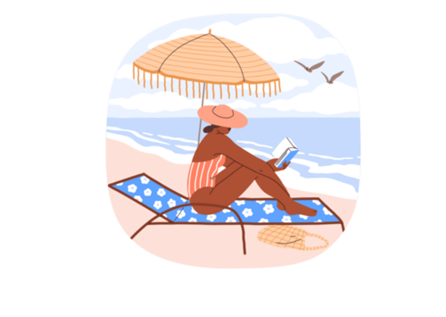 <p>having tanned skin due to sun exposure</p>