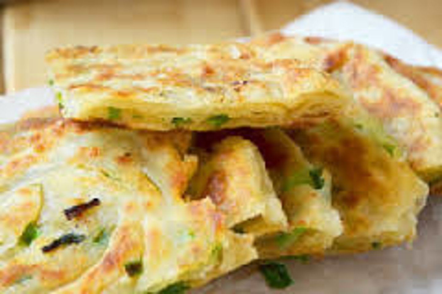 <p>cōng yóu bǐng - scallion pancake</p>