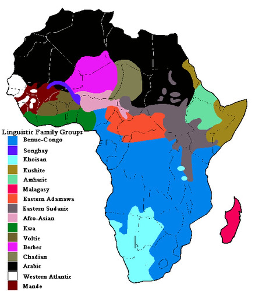 <p>Arabs, Ashanti, Bantu, and Swahili</p>