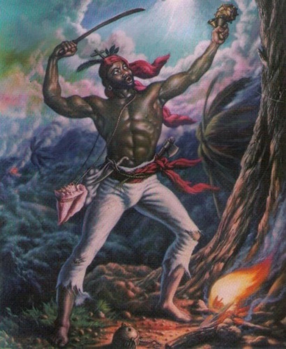 <p>An escaped slave and voodoo priest who held a religious ceremony and persuaded the slaves to rebel against plantation owners for the first time in 1791.</p>