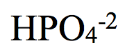 <p>HPO4(2-)</p>