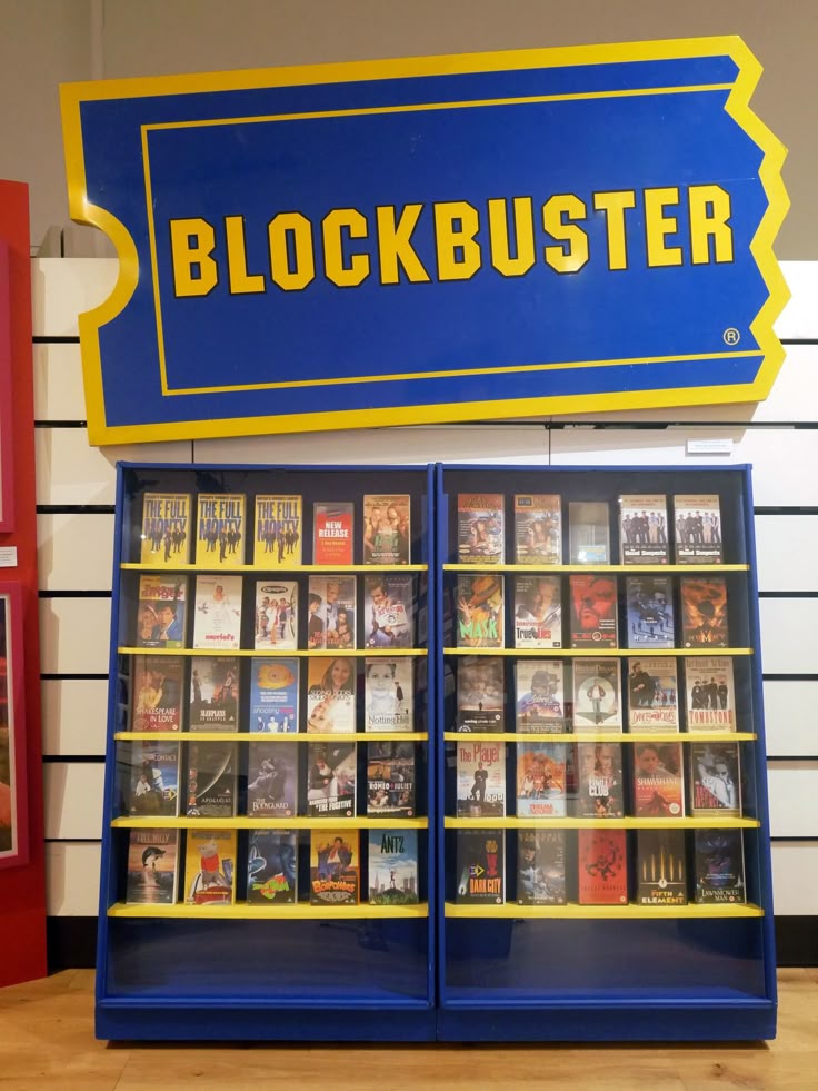 <p>blockbuster (n) </p>