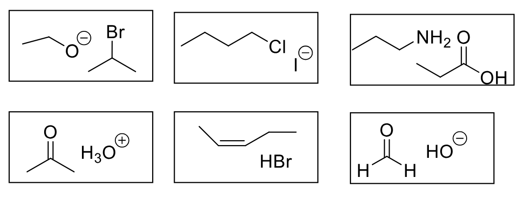 <ul><li><p>(-) gain e (anion)</p></li><li><p>(+) lose e (cation)</p></li></ul><p></p>
